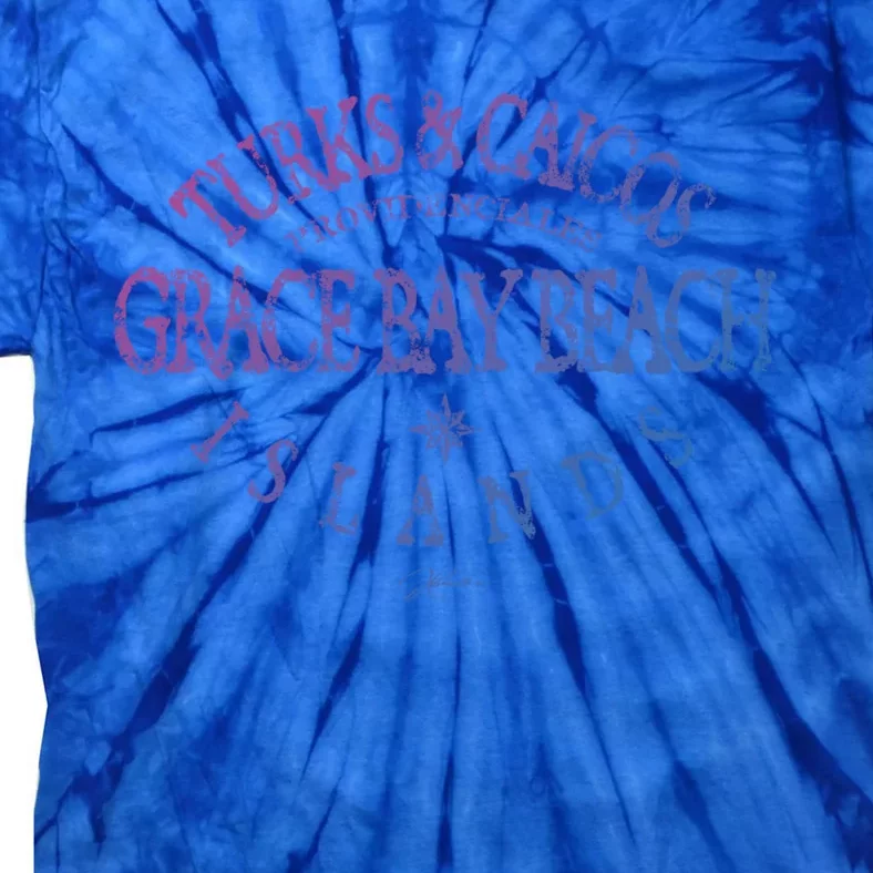 Turks And Caicos Islands Grace Bay Beach Gift Tie-Dye T-Shirt