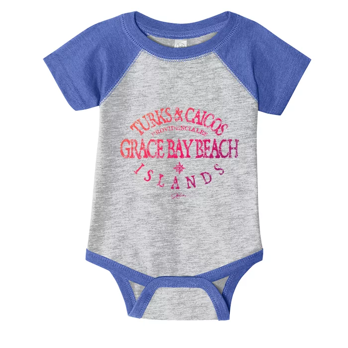 Turks And Caicos Islands Grace Bay Beach Gift Infant Baby Jersey Bodysuit