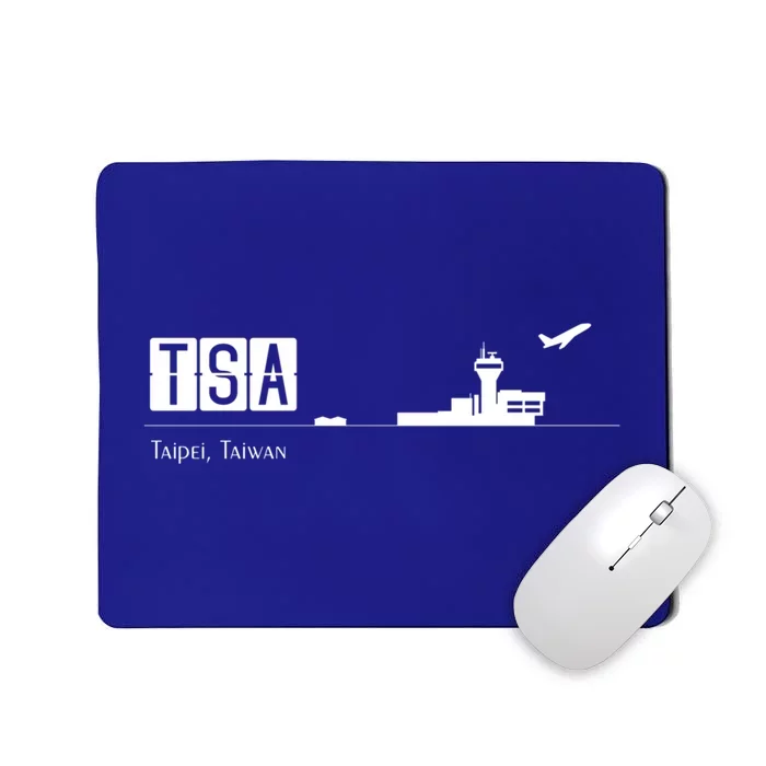 Tsa Airport Code For Taipei Taiwan Funny Gift Mousepad