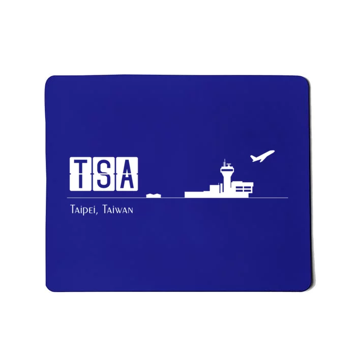 Tsa Airport Code For Taipei Taiwan Funny Gift Mousepad