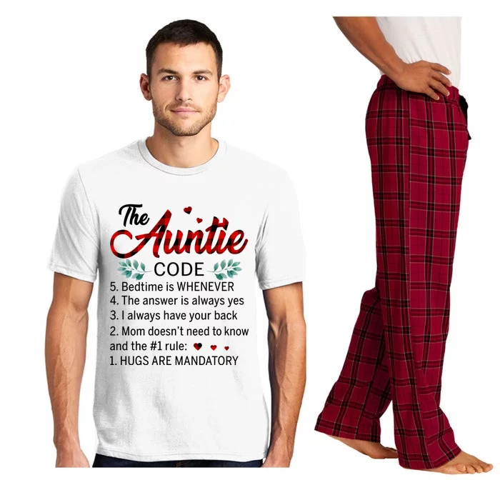 The Auntie Code Hugs Are Datory Gift Pajama Set