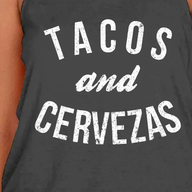 Tacos And Cervezas Women's Knotted Racerback Tank