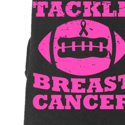 Tackle Breast Cancer Doggie 3-End Fleece Hoodie