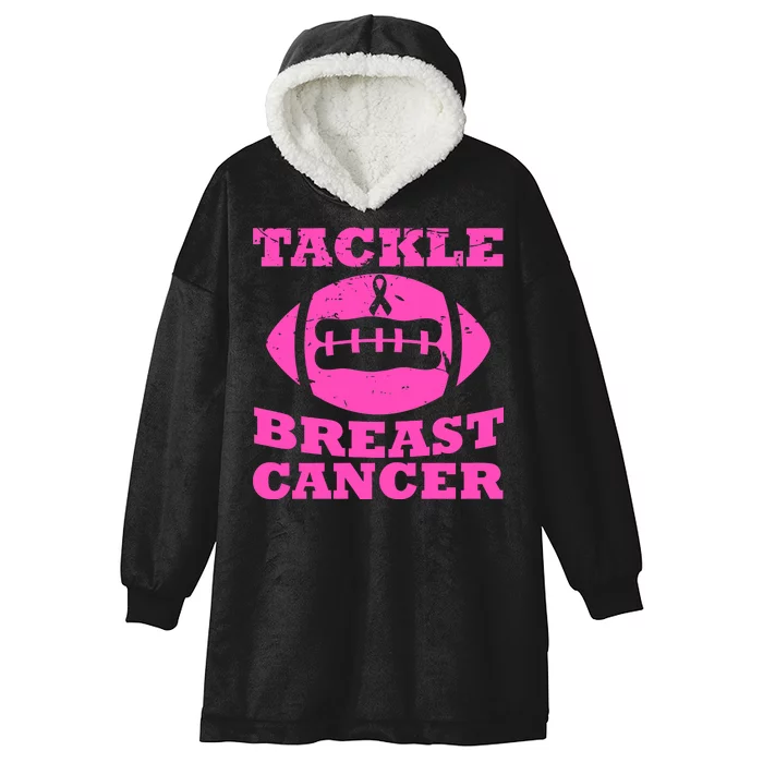 Tackle Breast Cancer Hooded Wearable Blanket