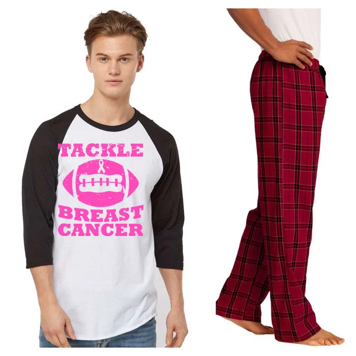 Tackle Breast Cancer Raglan Sleeve Pajama Set