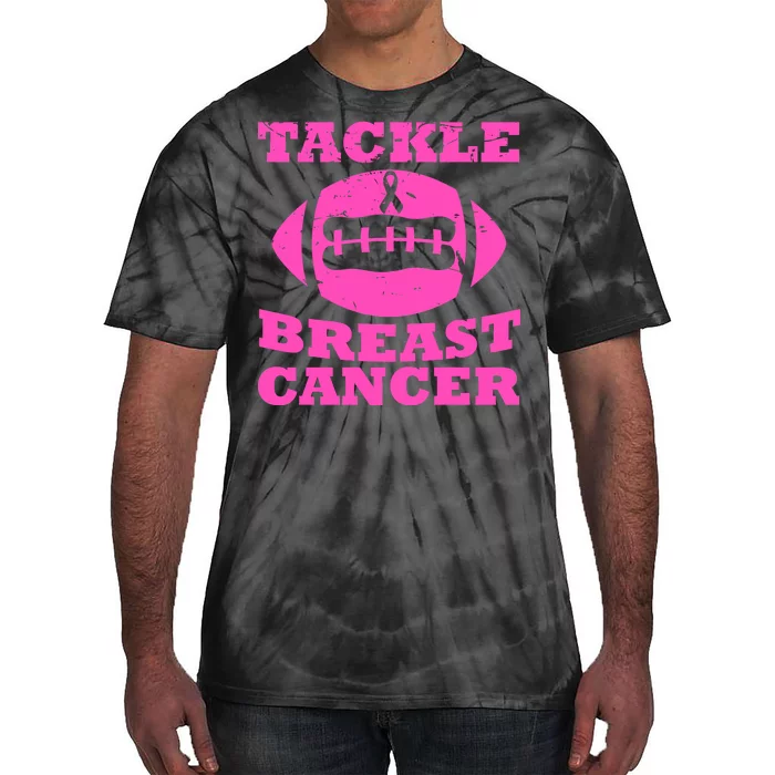 Tackle Breast Cancer Tie-Dye T-Shirt