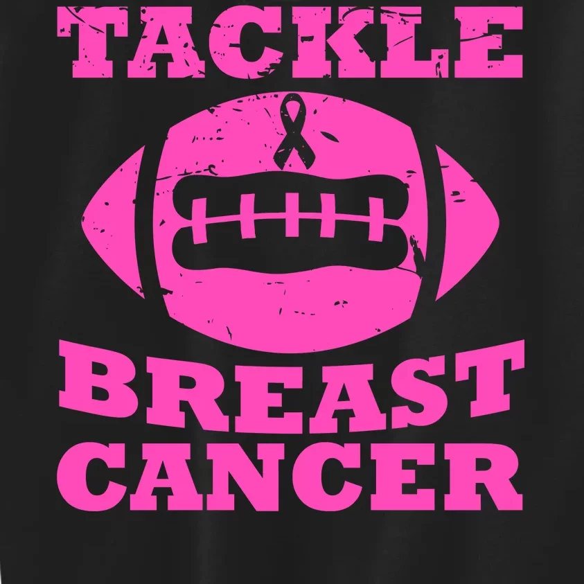 Tackle Breast Cancer Kids Sweatshirt