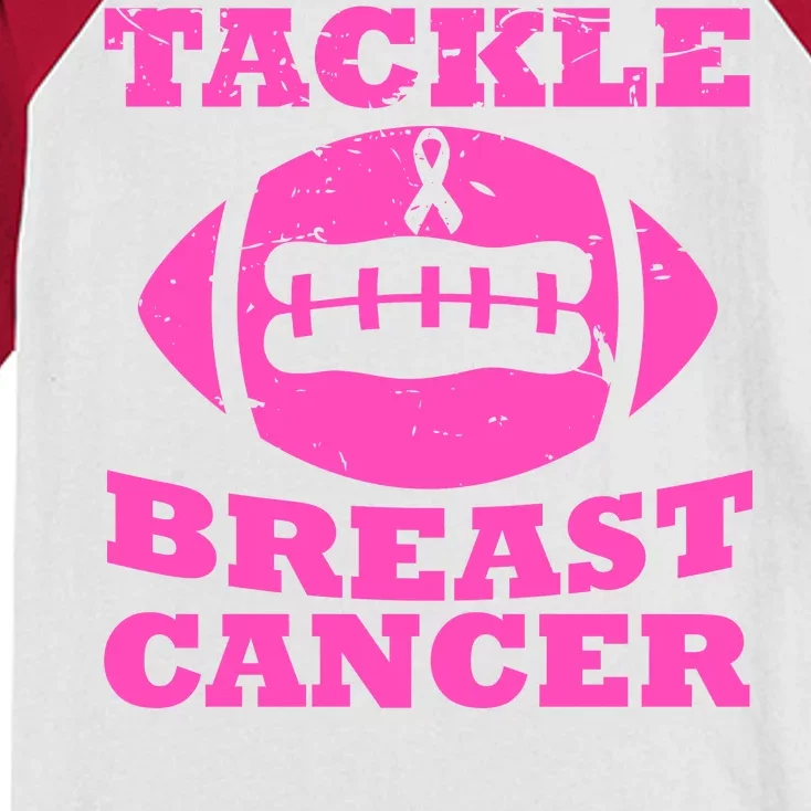 Tackle Breast Cancer Kids Colorblock Raglan Jersey