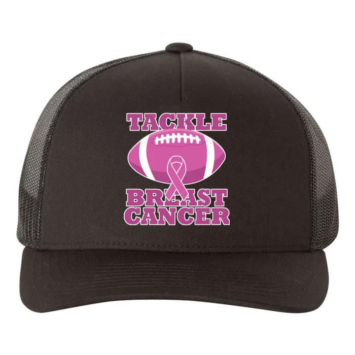 Tackle Breast Cancer Awareness Football Yupoong Adult 5-Panel Trucker Hat