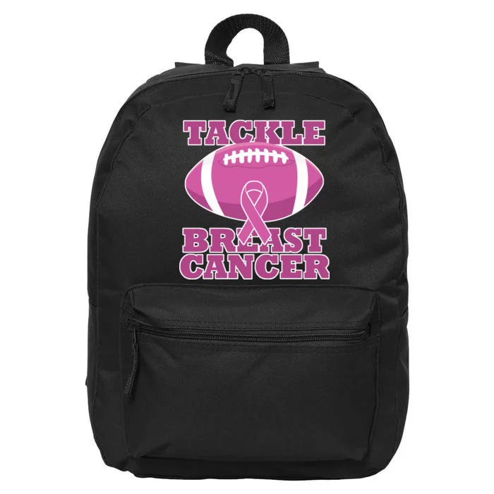 Tackle Breast Cancer Awareness Football 16 in Basic Backpack