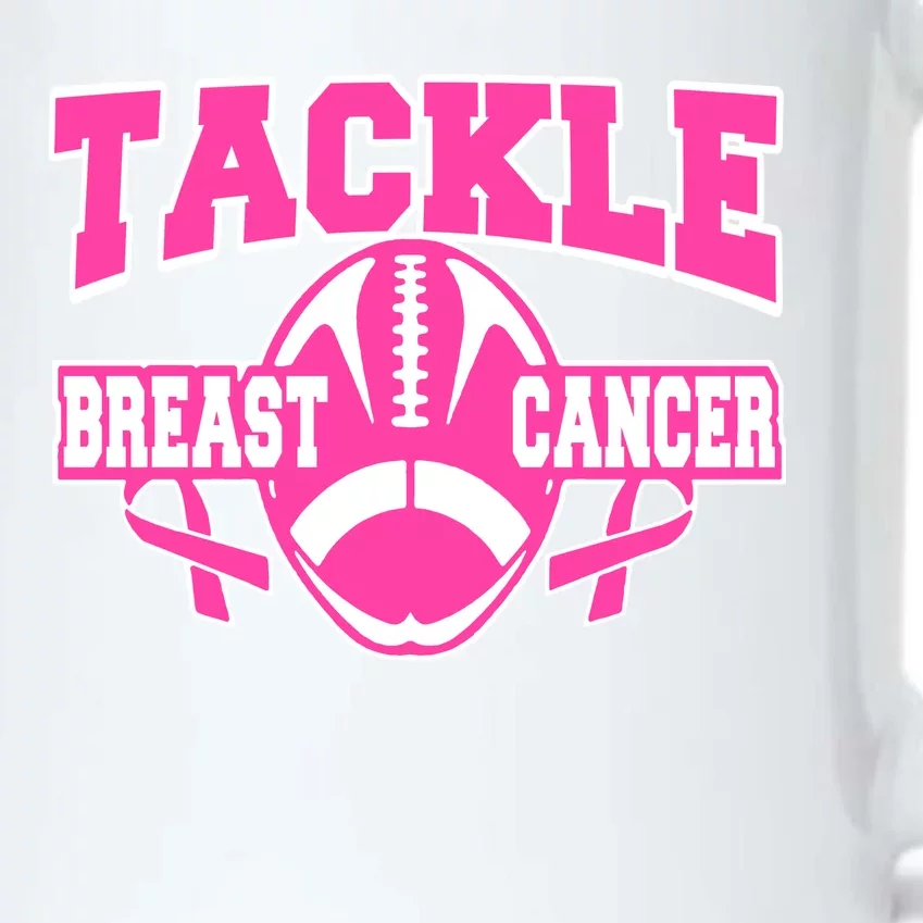 Tackle Breast Cancer1 Black Color Changing Mug