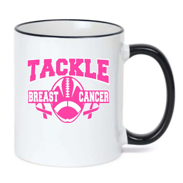 Tackle Breast Cancer1 Black Color Changing Mug