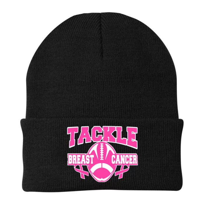 Tackle Breast Cancer1 Knit Cap Winter Beanie