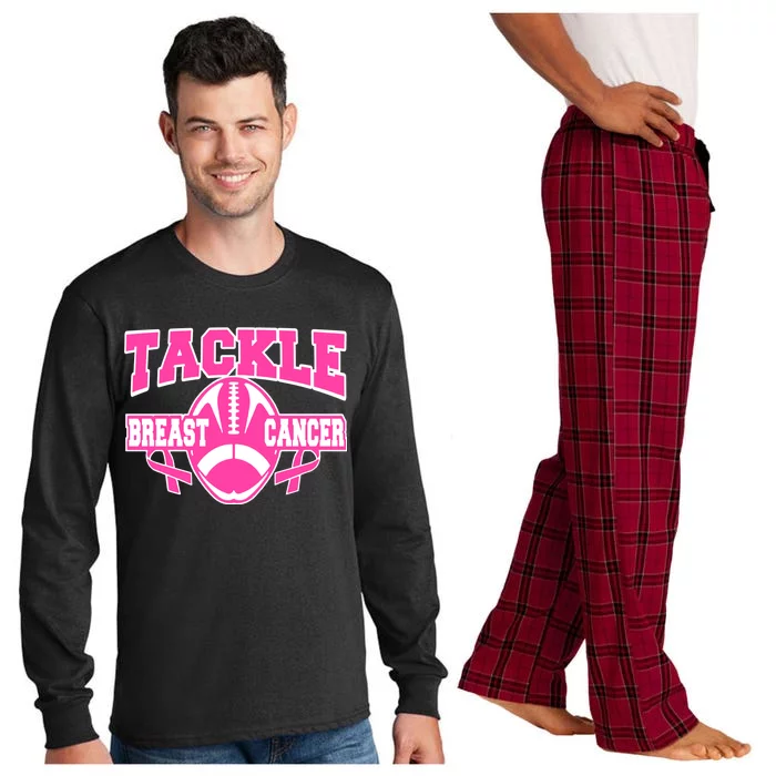 Tackle Breast Cancer1 Long Sleeve Pajama Set