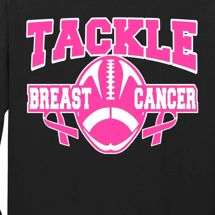 Tackle Breast Cancer1 Tall Long Sleeve T-Shirt