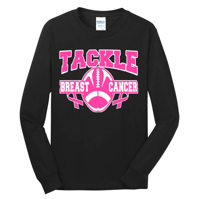 Tackle Breast Cancer1 Tall Long Sleeve T-Shirt