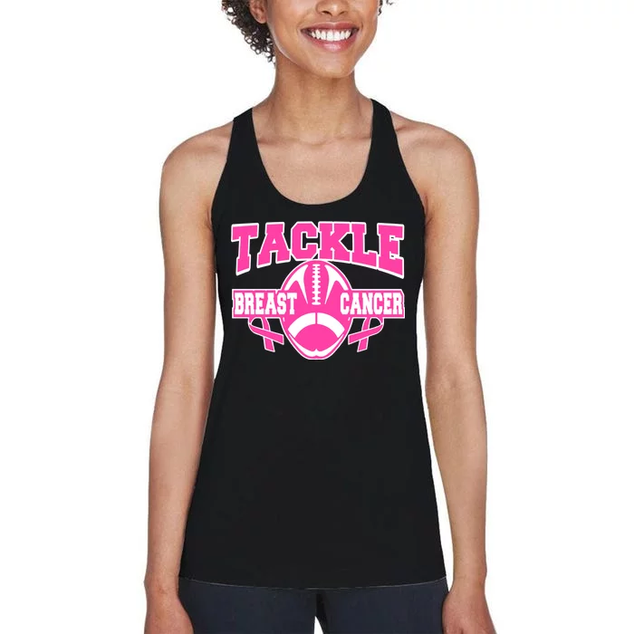 Tackle Breast Cancer1 Women's Racerback Tank