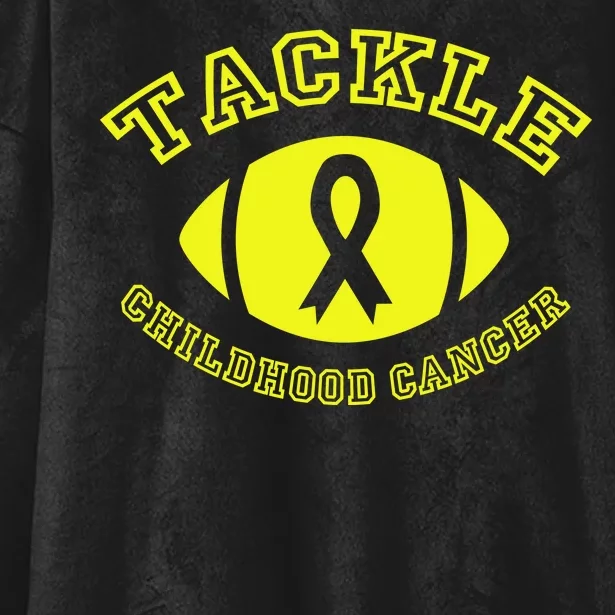 Tackle Childhood Cancer Hooded Wearable Blanket