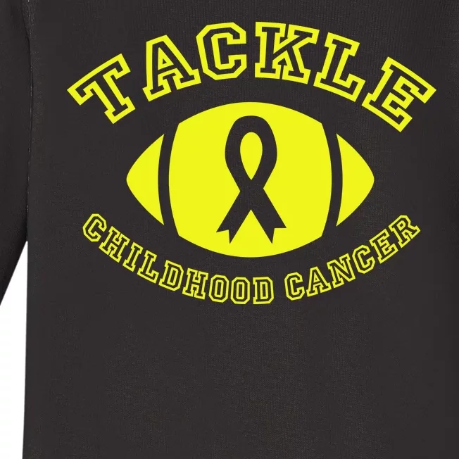 Tackle Childhood Cancer Baby Long Sleeve Bodysuit