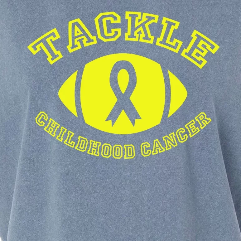 Tackle Childhood Cancer Garment-Dyed Women's Muscle Tee