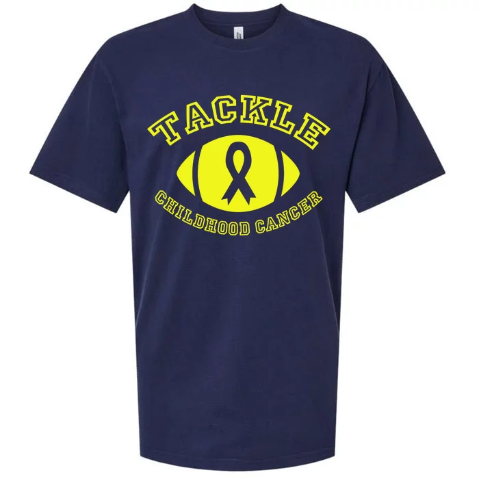 Tackle Childhood Cancer Sueded Cloud Jersey T-Shirt