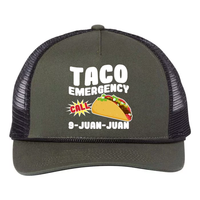 Taco Emergency Call 9-Juan-Juan Retro Rope Trucker Hat Cap