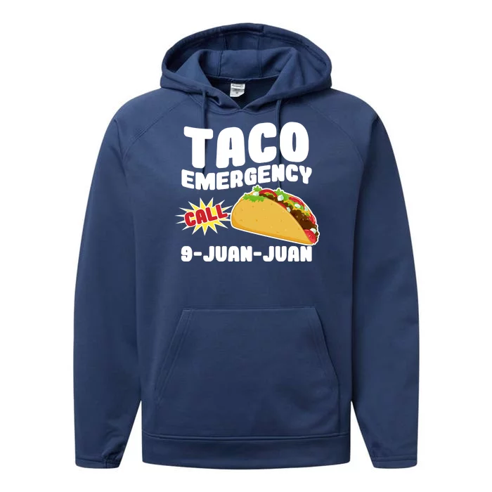 Taco Emergency Call 9-Juan-Juan Performance Fleece Hoodie