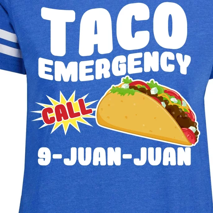 Taco Emergency Call 9-Juan-Juan Enza Ladies Jersey Football T-Shirt