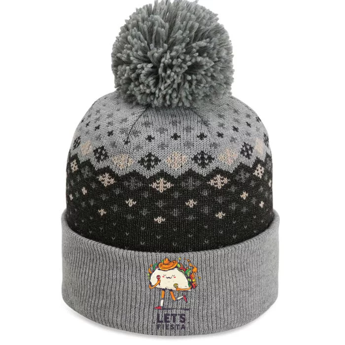 Taco Let's Fiesta The Baniff Cuffed Pom Beanie