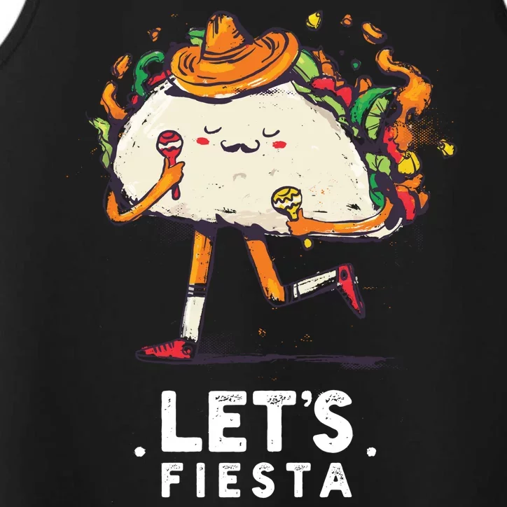 Taco Let's Fiesta Performance Tank