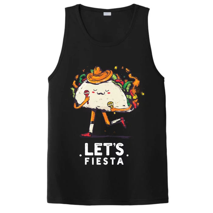 Taco Let's Fiesta Performance Tank