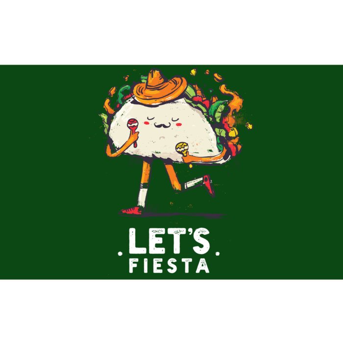 Taco Let's Fiesta Bumper Sticker