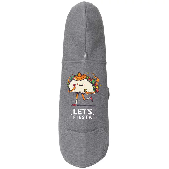 Taco Let's Fiesta Doggie 3-End Fleece Hoodie