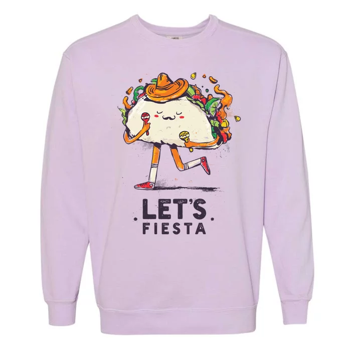 Taco Let's Fiesta Garment-Dyed Sweatshirt