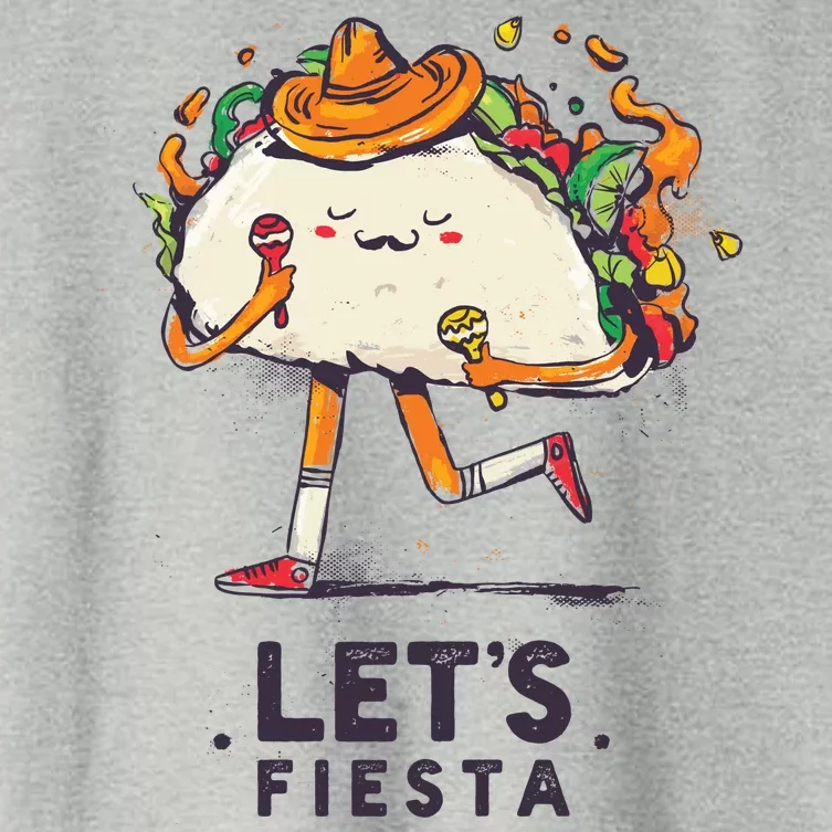 Taco Let's Fiesta Women's Crop Top Tee