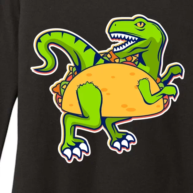 Taco-Raptor Womens CVC Long Sleeve Shirt