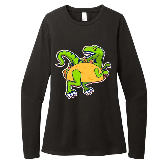 Taco-Raptor Womens CVC Long Sleeve Shirt