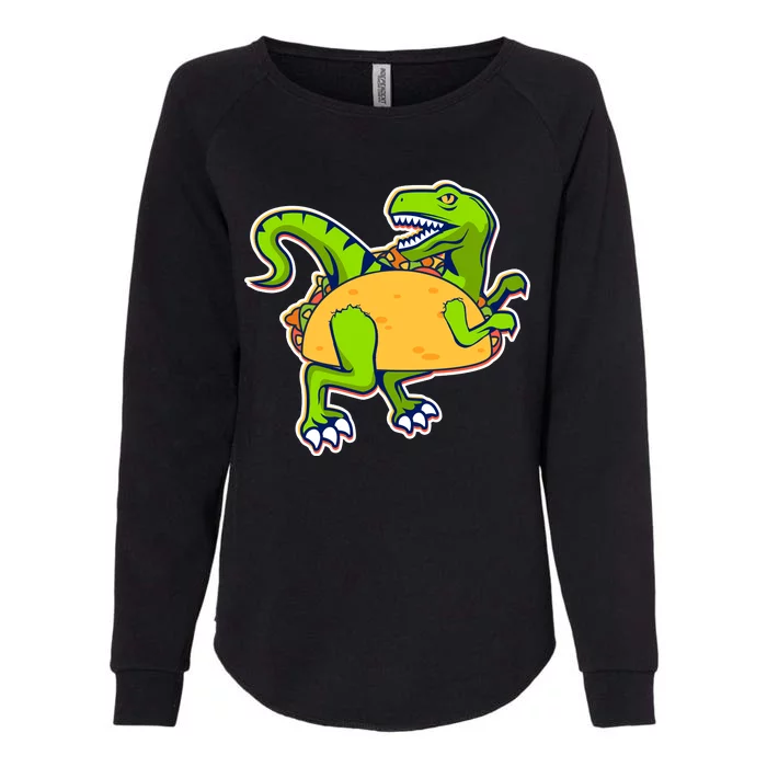 Taco-Raptor Womens California Wash Sweatshirt