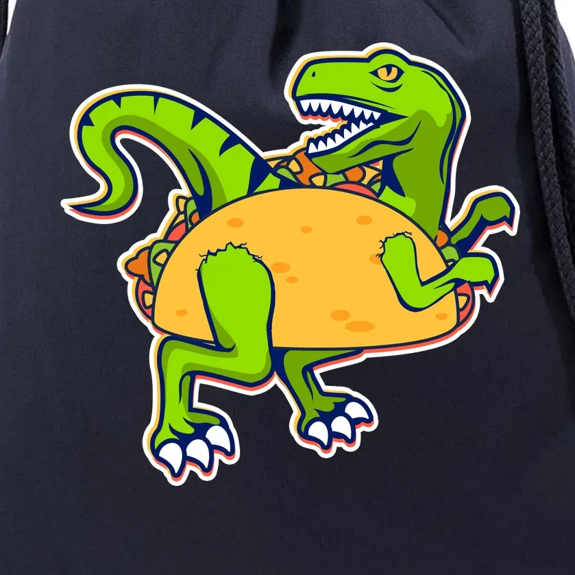 Taco-Raptor Drawstring Bag