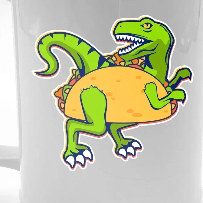 Taco-Raptor Front & Back Beer Stein