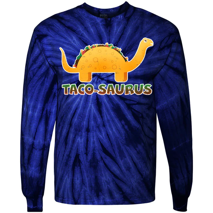 Taco-Saurus Tie-Dye Long Sleeve Shirt