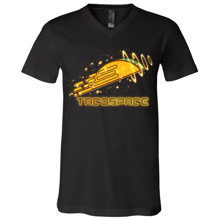 Taco Space V-Neck T-Shirt