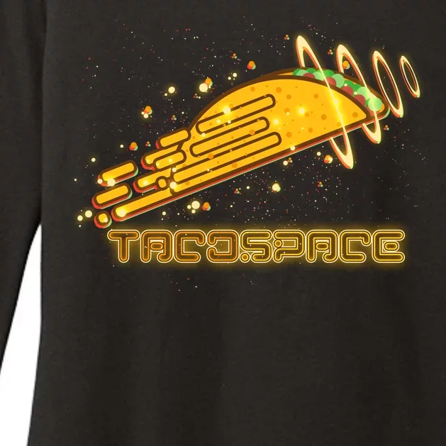 Taco Space Womens CVC Long Sleeve Shirt