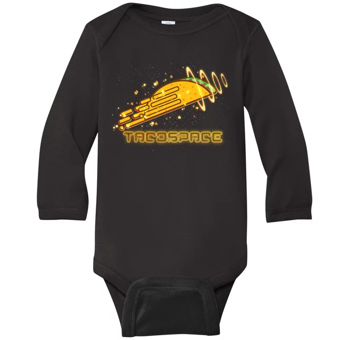 Taco Space Baby Long Sleeve Bodysuit