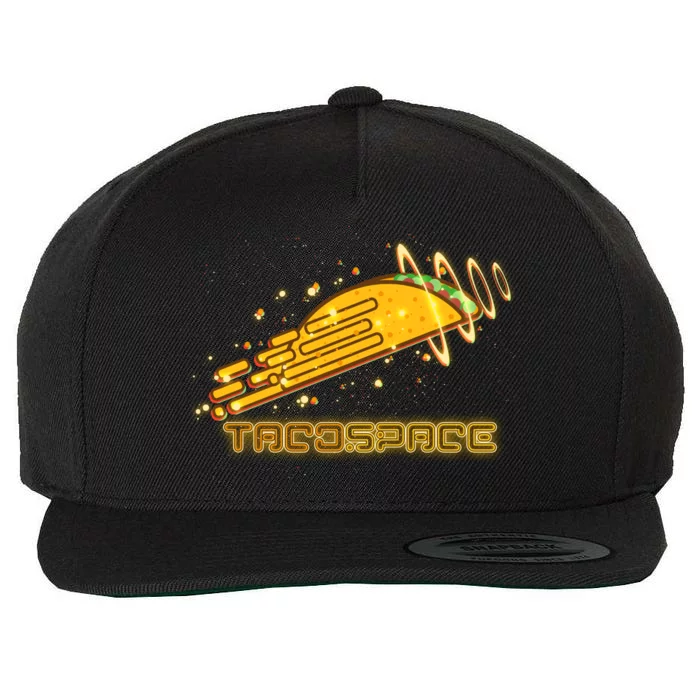 Taco Space Wool Snapback Cap