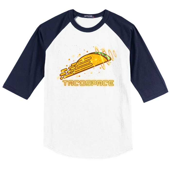 Taco Space Baseball Sleeve Shirt