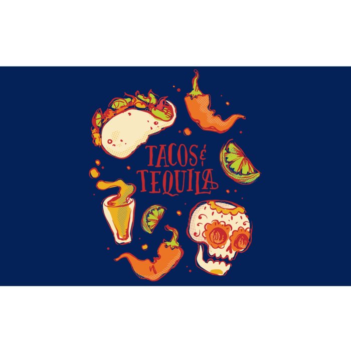 Tacos & Tequila Mexican Bumper Sticker