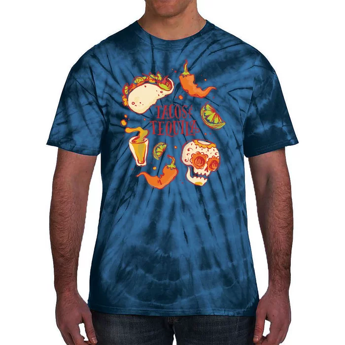 Tacos & Tequila Mexican Tie-Dye T-Shirt