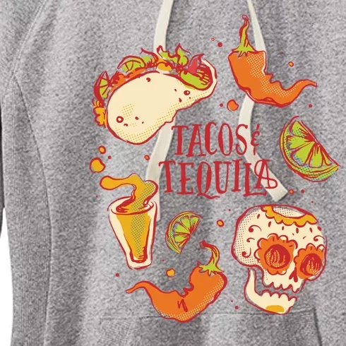 Tacos & Tequila Mexican Women's Fleece Hoodie