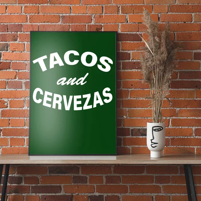 Tacos And Cervezas Poster